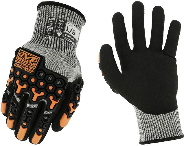 SpeedKnit™ M-Pact® S5CP08 Gloves (Large, Black)